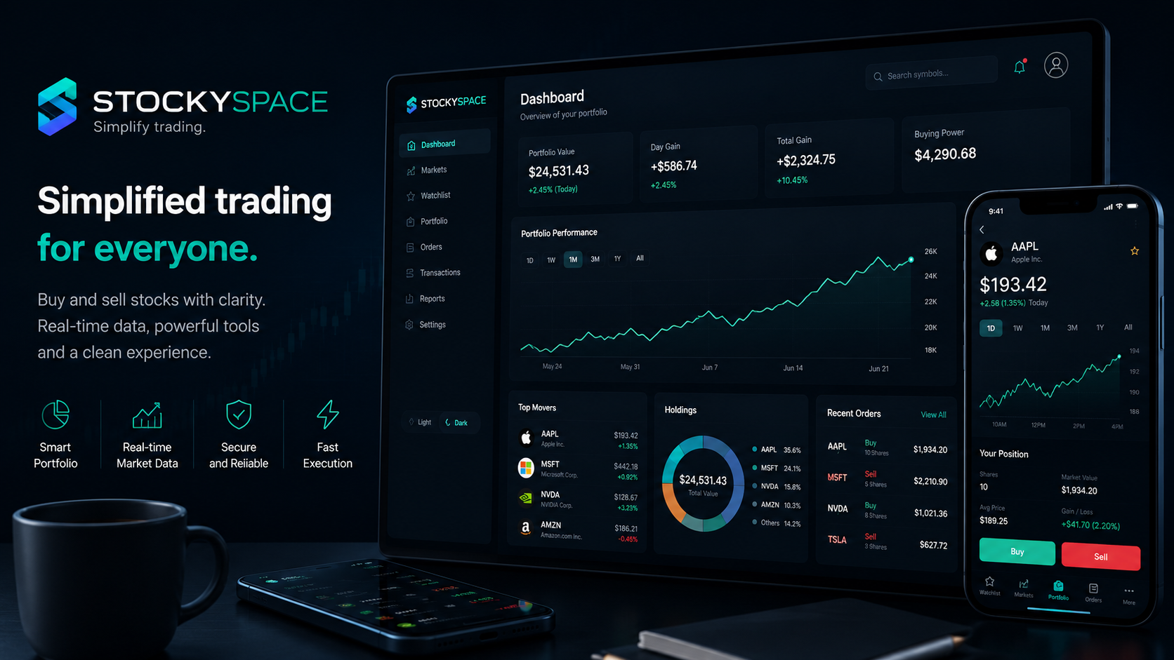 StockySpace trading platform